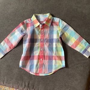 Plaid Spring Button Up
